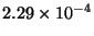 $ 2.29 \times 10^{-4}$