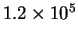 $1.2\times10^{5}$
