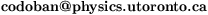 No 'click' here;
write the address by hand in your e-mail composer!