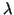 $\lambda$