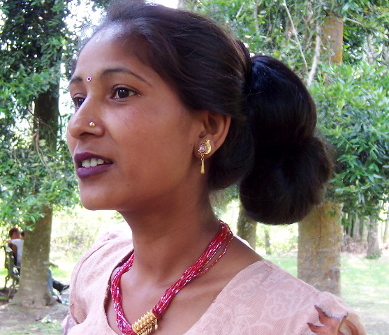 young woman in Gangtok