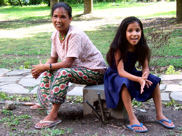 the gardener and her daughter copy