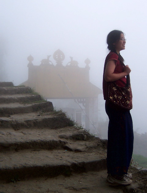 Esther in the fog