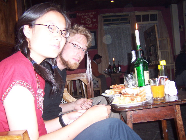 Chester and Andrew at Joey's
