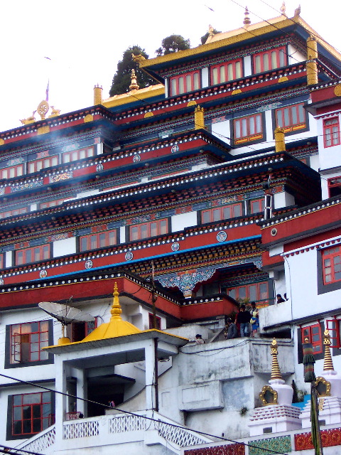 the monastery up close