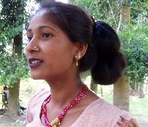 young woman in Gangtok