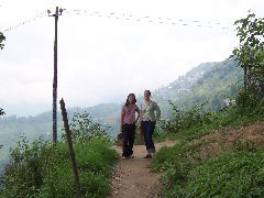Lisa and Esther in darjeeling