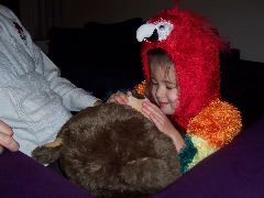 Martinique and Misha the Bear
