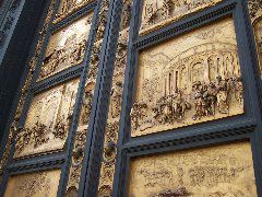 Baptistery door
