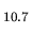 $_{10.7}$