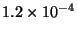 $1.2 \times 10^{-4}$