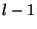 $l-1$
