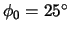 ${\phi_0}=25^\circ$
